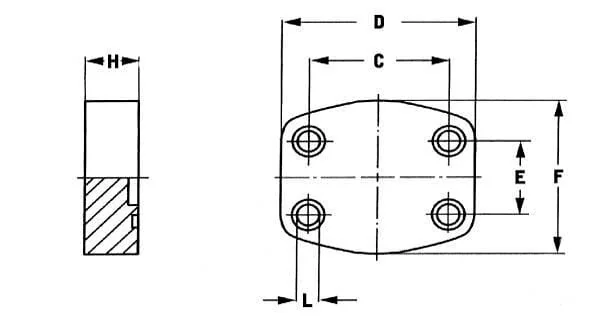 Oleo Tecnica - AFC324 - Flange SAE 3000psi 1 1/2