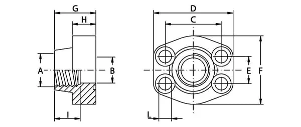 Oleo Tecnica - AFS320G16 - SAE Flange