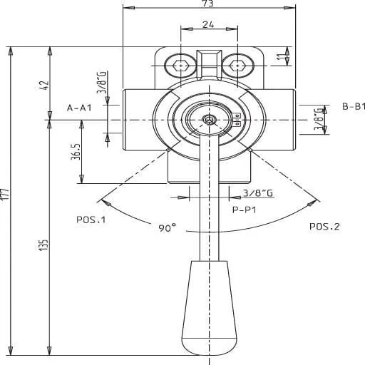 Oleodinamica Marchesini - DH056B - Valve 6-Stage L-Plug 3/8