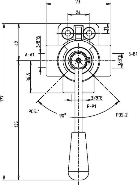 Oleodinamica Marchesini - DH056B - Valve 6-Stage L-Plug 3/8
