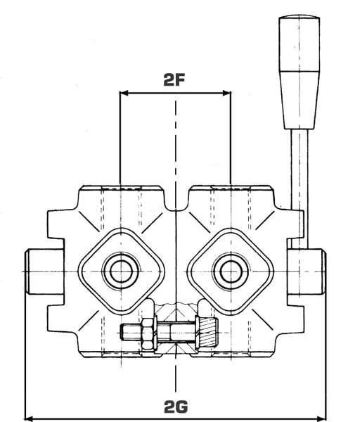Oleodinamica Marchesini - DH058A - Valve 8-Stage D-Plug 3/8
