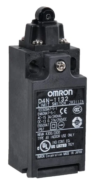 Omron - D4N1132 - Limit Switch, with Roller Plunger