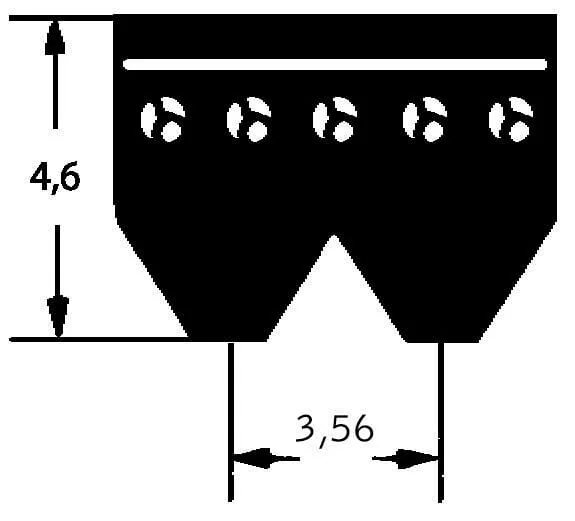 Optibelt - 10PK1713 - Cintura a righe 10PE1713 Optibelt