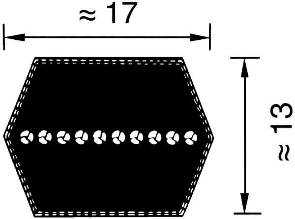 Optibelt - HBB3030 - Double V-Belt