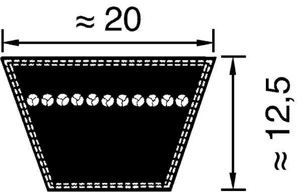Optibelt - VB20975 - V-Belt