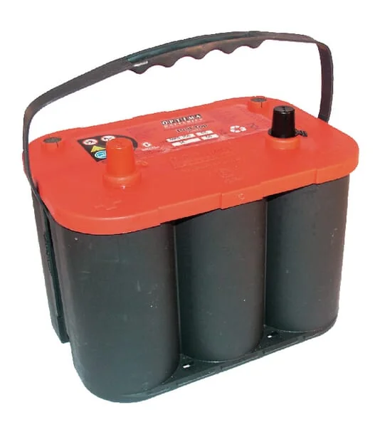 Optima - 802250 - Battery 12V 50Ah 815A AGM Red Cover RTS 4.2 Optima
