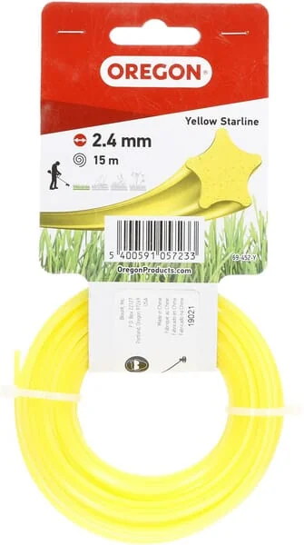 Oregon - 69452Y - Trimmer Line Diameter 2.4x15m Starline