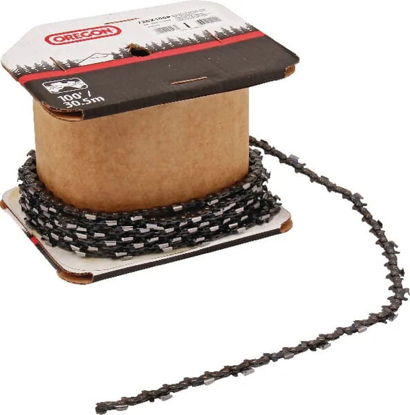 Oregon - 72DX100R - Saw Chain 3/8" 1.3mm 1640 dl 100 ft Semi Chisel Versacut Oregon