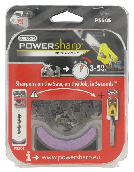Oregon - PS50E - Saw Chain 3/8" 1.3mm 50dl Semi Chisel Powersharp Oregon