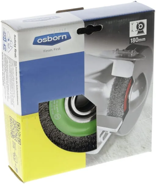 Osborn - 9902554361 - Round Wire Brush 178x23mm Stainless Steel