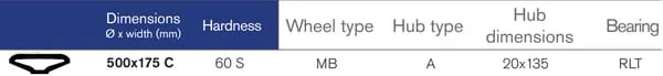 Otico Farmflex - SPW500175K - Wheel