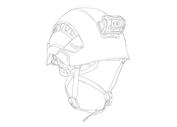 Petzl - E073BA00 - Slot Adapt For Helmet