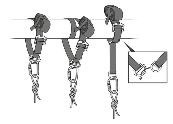 Petzl - G011AA00 - Connexion Vario Strap 30/200cm