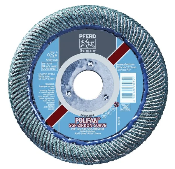 Pferd - PFR125Z40M - Pferd Lamellar Grinding Disc 125-5mm