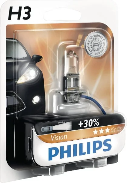 Philips - GL12336PRB1 - Light Bulb Halogen Tube H3 12V 55W PK22S White Philips