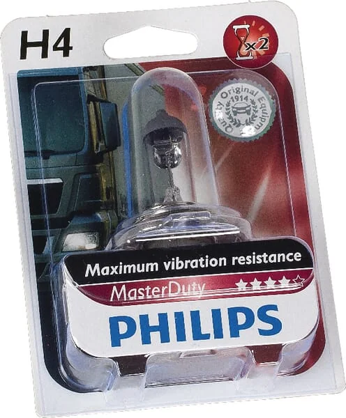 Philips - GL13342MDB1 - Light Bulb Halogen Tube H4 24V 70W P43T-38 White Philips