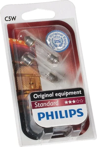 Philips - GL13844B2 - Light Bulb C5W 24V 5W SV8.5 Philips