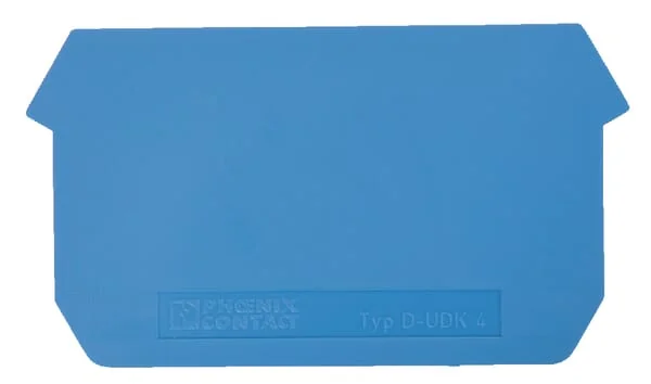 Phoenix Contact - DUDK4BU - End Plate Blue