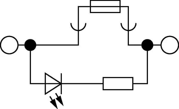 Phoenix Contact - ST4FSICLED24 - Fuse Modular Terminal Block
