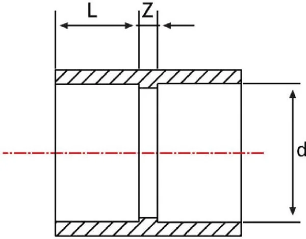 Pimtas - 7025110GP - Sleeve 25x25mm