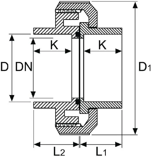 Pimtas - 7032000GP - PVC Coupling 32x32mm