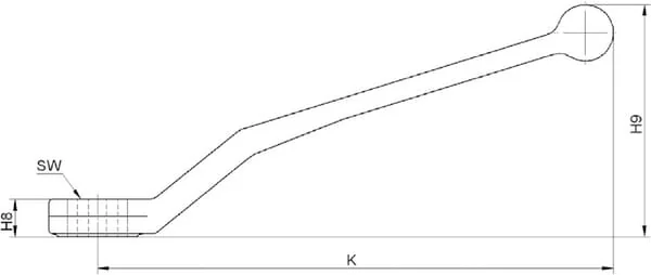 Pister - KH909B - Handle For Ball Valve