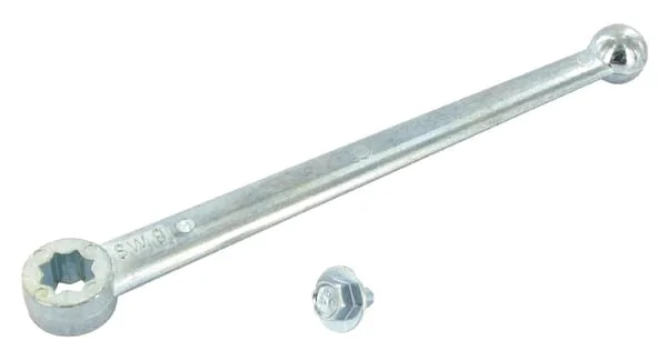 Pister - KH909S - SW9 Straight Lever, Aluminium