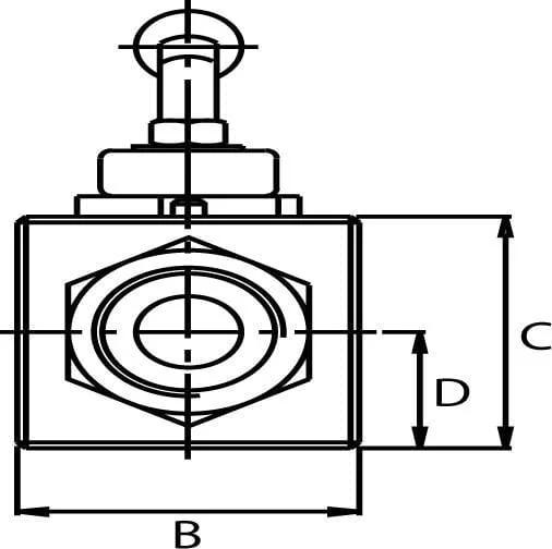 Pister - KHR16B - Ball Valve 1" BSP With Fastening