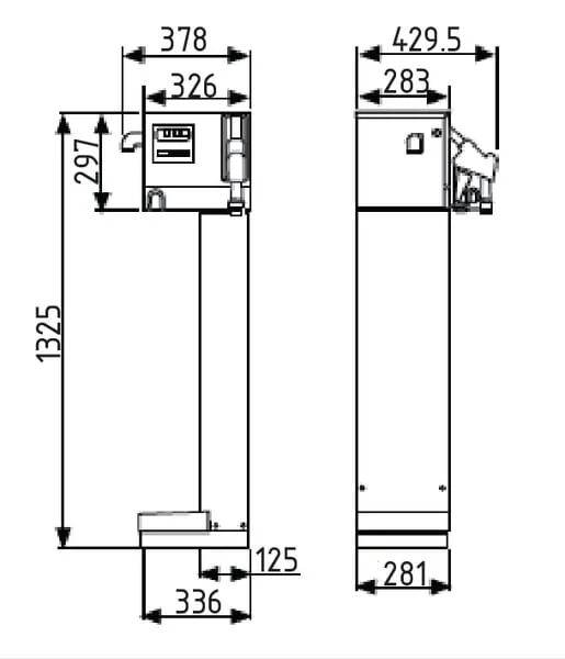Piusi - F00592000 - Diesel Fuel Pump Cube 90