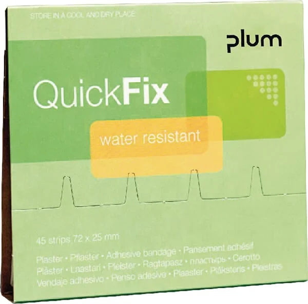 Plum - PLUM5511 - Quickfix Water Res. 45 Plasters Refill