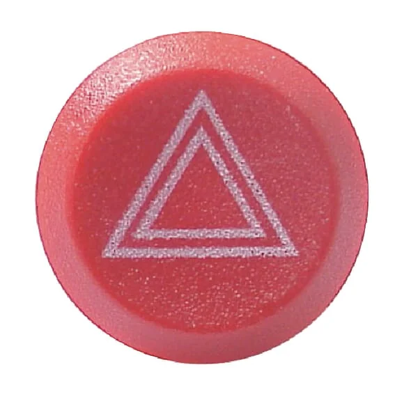 Pneutron - 11100100PN - Pneutron Pressure Switch, Warning Lights, Round, Red