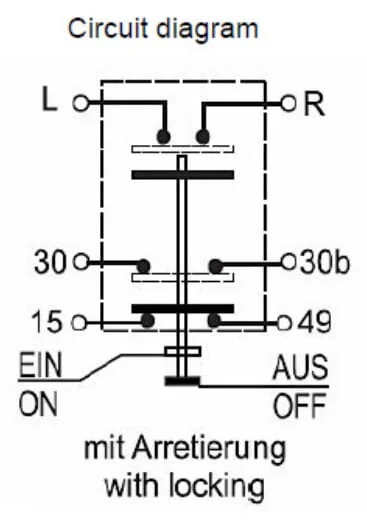 Pneutron - 11103200PN - Push Switch, Fan, Round, Yellow