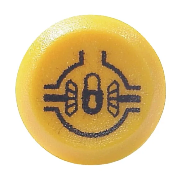 Pneutron - 11105120PN - Pneutron Pressure Switch, Differential Lock, Round, Yellow