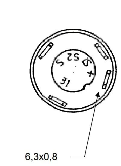 Pneutron - 11130170PN - Push Switch, Work Light, Round, Yellow