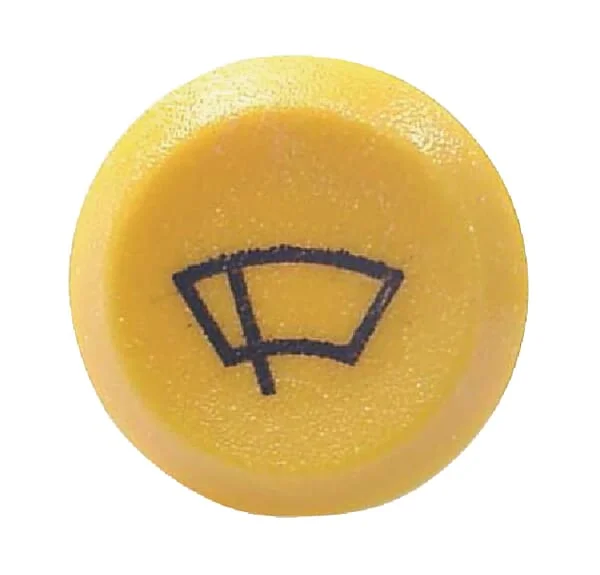 Pneutron - 11145090PN - Push Switch, Wipers, Round, Yellow