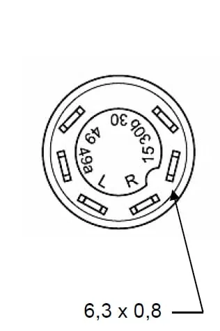 Pneutron - 11165100PN - Push Switch, Fan, Round, Yellow