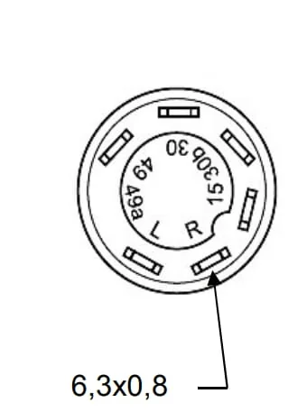 Pneutron - 11175240PN - Pneutron Pressure Switch, Beacon Light, Round, Yellow