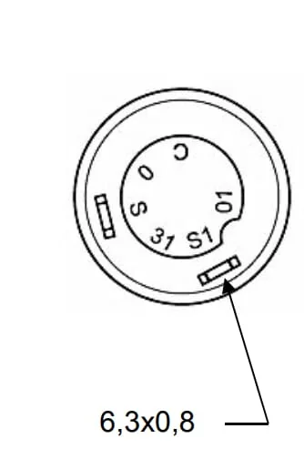 Pneutron - 11215050PN - Push Switch, Start, Round, Yellow