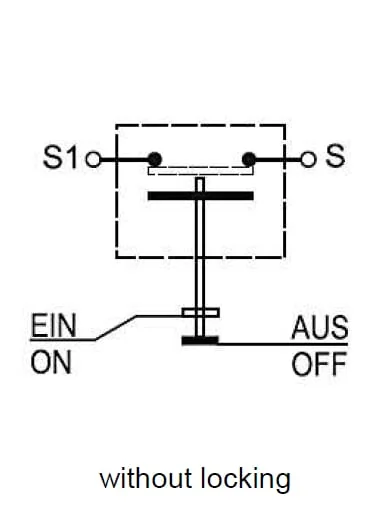 Pneutron - 11215100PN - Push Switch, Horn, Round, Yellow