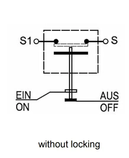 Pneutron - 11215340PN - Push Switch, Gear Shift, Round, Green