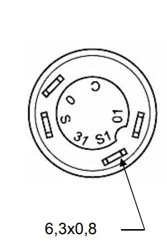 Pneutron - 11245030PN - Push Switch, Start, Round, Yellow