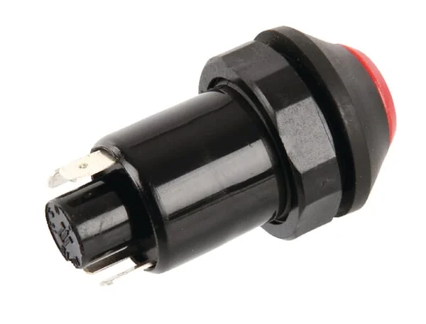 Pneutron - 11245280PN - Push Switch, Up / Down, Round, Red