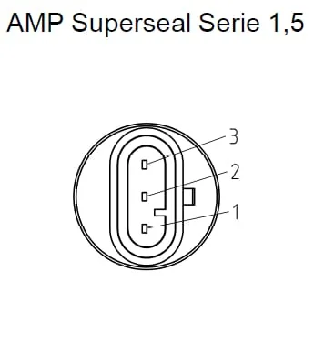 Pneutron - 11903001PN - Pneutron Pressure Switch, PTO, Round, Yellow