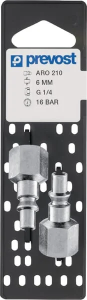Prevost - ARP066102P002 - Push-in Fitting bi.dr. BSP-3/8"