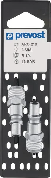Prevost - ARP066152P002 - Prevost Push-in Fitting bu.dr. BSP-3/8"