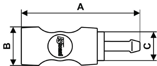 Prevost - ISI081813 - Safety quick connect pillar 13mm