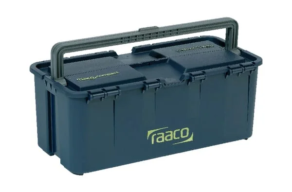 Raaco - 136563 - Toolbox 20L Capacity, Blue Polypropylene, 2 Compartments, Compact 15
