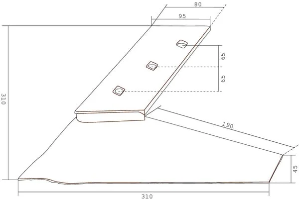 Rabe - 27083001 - NG-61 Attachment Plow ZBH