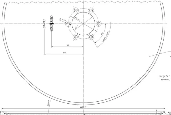 Rabe - 68060904 - Hollow Washer SG-463 Galv.