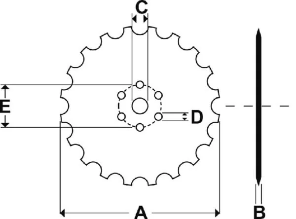 Rabe - 72090003 - Drill Disc SCG 45Z